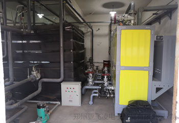 甘肅省慶陽(yáng)市某采油一廠(chǎng)2臺(tái)200KW電磁熱水鍋爐取暖
